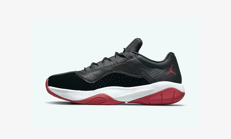 Jordan 11 red and black low hotsell