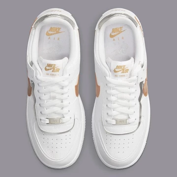 Nike Air Force 1 Shadow Gold Swoosh DM3064-100
