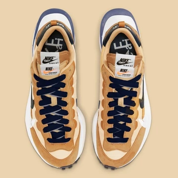 Nike Sacai VaporWaffle Tan Navy