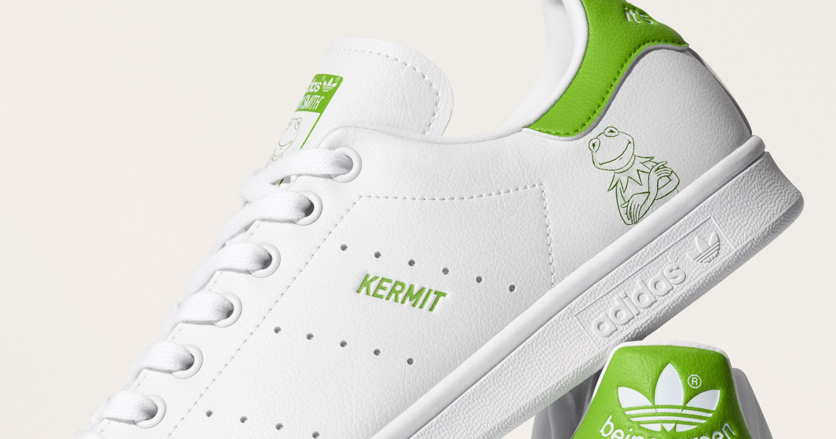 adidas originals x disney kermit stan smith