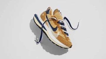 Nike Sacai VaporWaffle Tan Navy