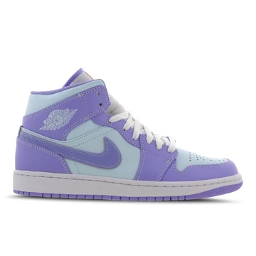Jordan 1 Mid Purple Aqua
