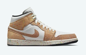 Jordan 1 Mid Paint Splatter Brushstroke