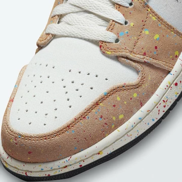 Jordan 1 Mid Paint Splatter Brushstroke