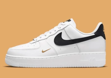 Nike Air Force 1 White Black Gold