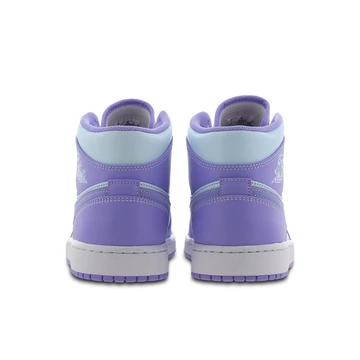 Jordan 1 Mid Purple Aqua
