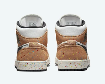 Jordan 1 Mid Paint Splatter Brushstroke