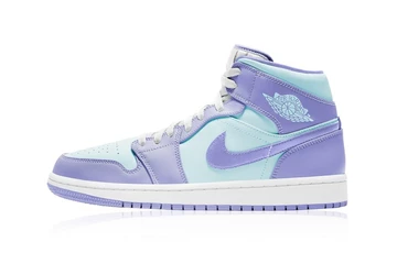 Jordan 1 Mid Purple Aqua