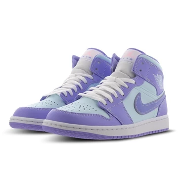 Jordan 1 Mid Purple Aqua