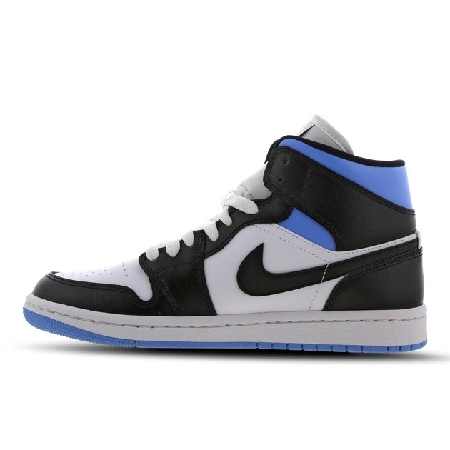 Mid University Jordan Mid Schwarz Blau Jordan Mittelhoch Hellblau