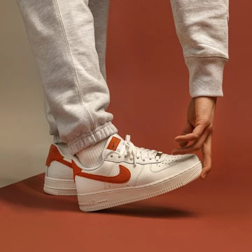Air Force 1 Craft White Orange