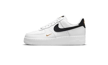 Nike Air Force 1 White Black Gold