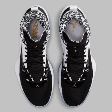 Nike Jordan Zion 1 Black White Gold