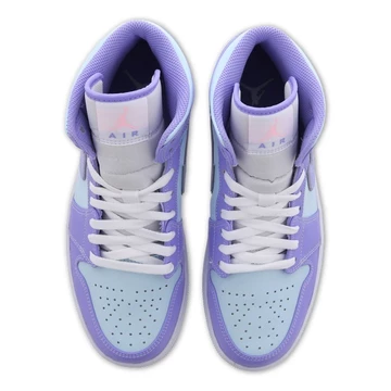 Jordan 1 Mid Purple Aqua