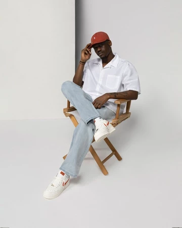 Air Force 1 Craft White Orange