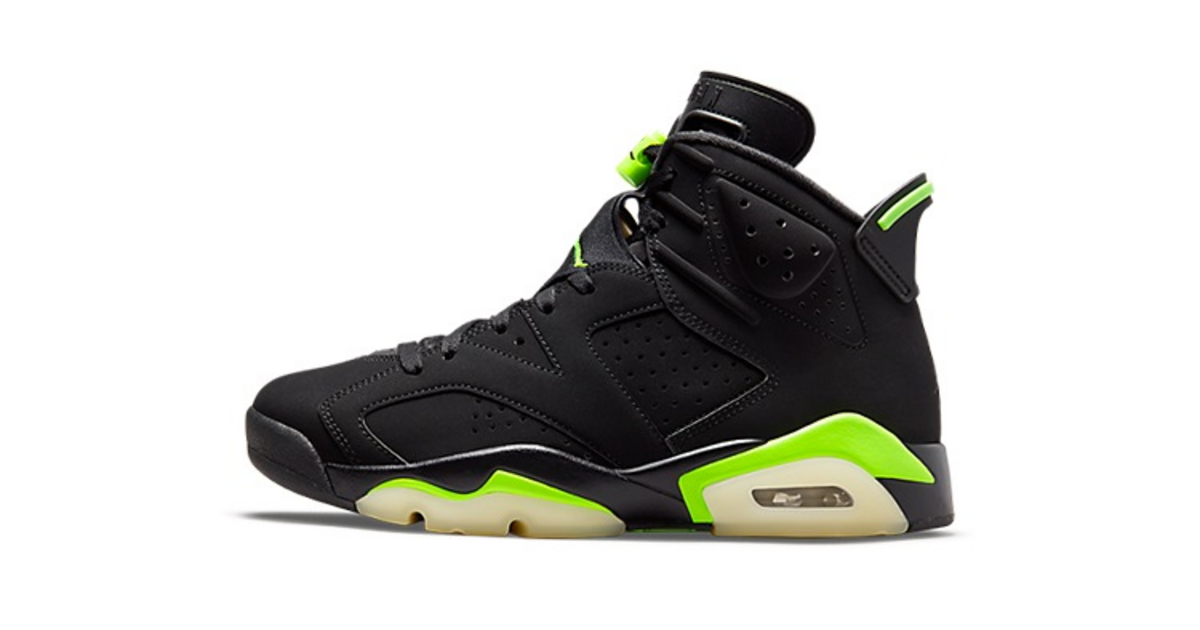 jordan 6 laser green