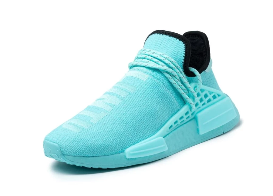 Pharrell Williams x adidas NMD HU Clear Aqua GY0094 Dead Stock