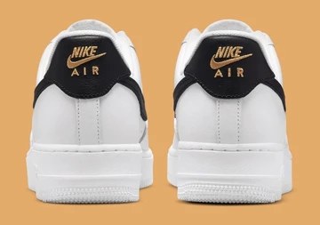 Nike Air Force 1 White Black Gold
