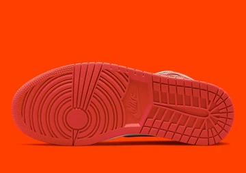 Jordan 1 Mid Patent Navy Orange