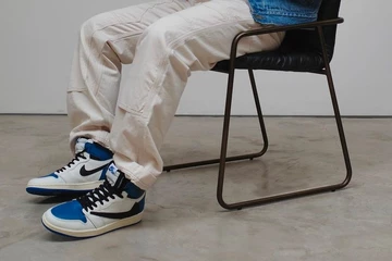 Jordan 1 High Travis Scott x Fragment Military Blue