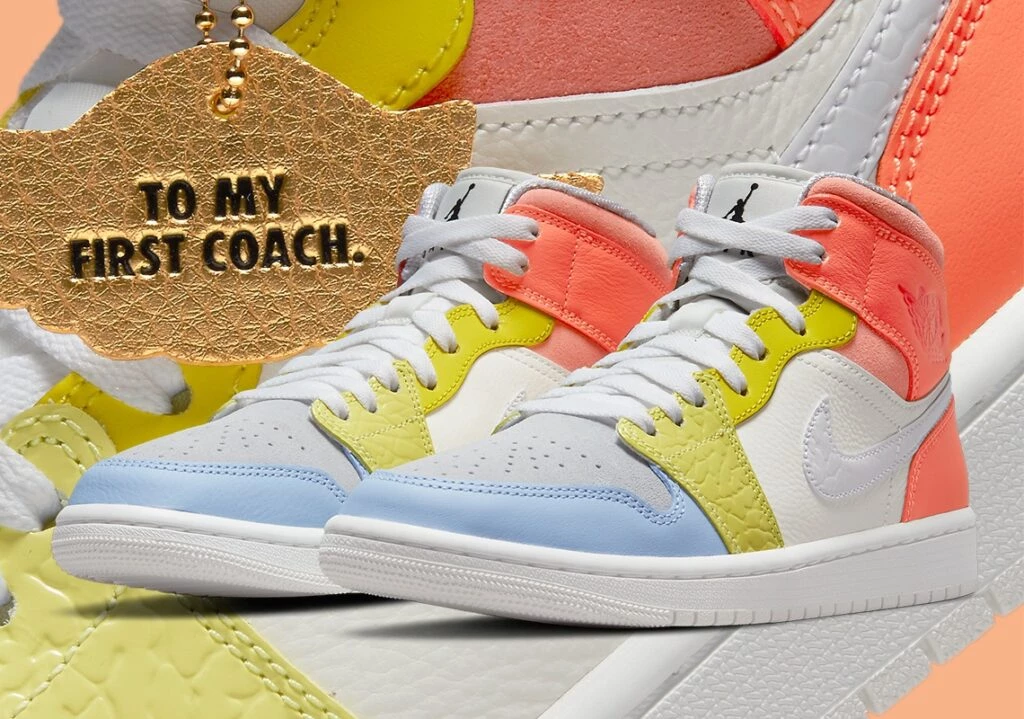 Jordan 1 Mid To My First Coach DJ6908-100 | Dead Stock