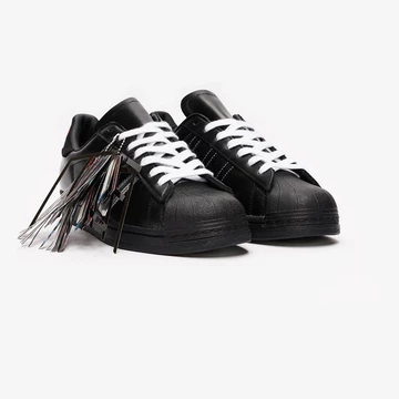 Pleasures x adidas Superstar Carbon Black