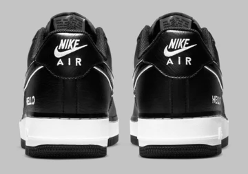 Air Force 1 Hello My Name Is Black