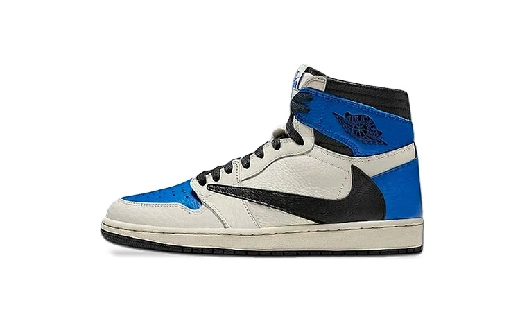 Jordan 1 High Travis Scott x Fragment Military Blue