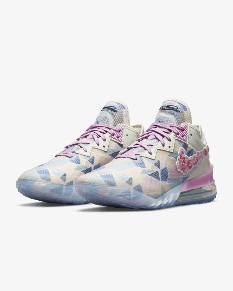 Atmos x Nike LeBron 18 Low Cherry Blossom CV7562-101 | Dead Stock
