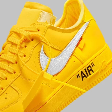 Off-White x Nike Air Force 1 University Gold