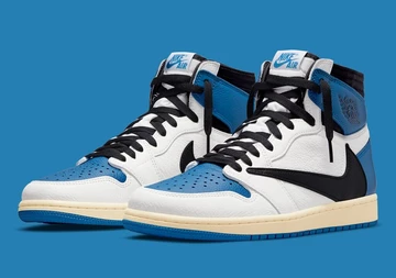 Jordan 1 High Travis Scott x Fragment Military Blue
