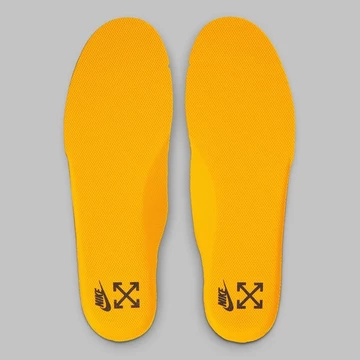 Off White x Nike Air Force 1 University Gold