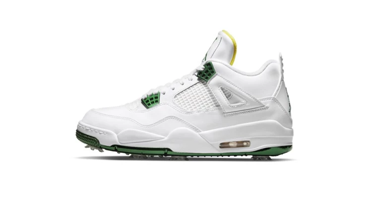 Jordan 4 Golf Metallic Green