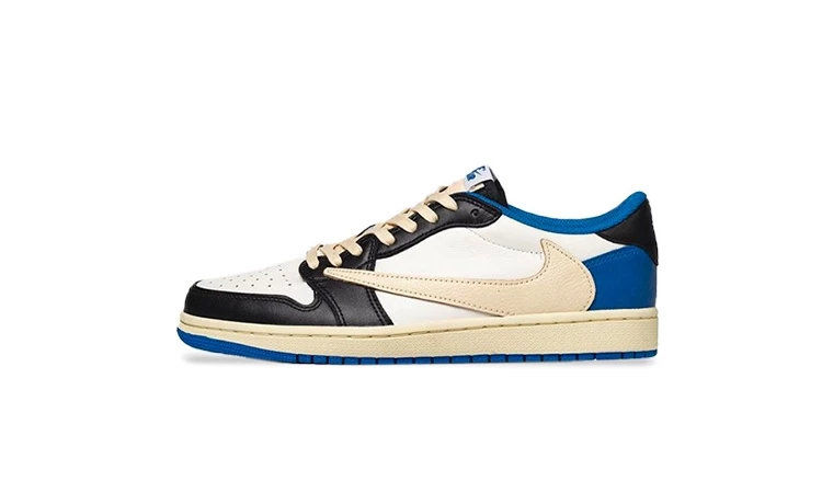 Jordan 1 Low Travis Scott x Fragment Military Blue