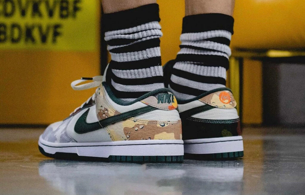 Nike Dunk Low Multi Camo DH0957-100 | Dead Stock