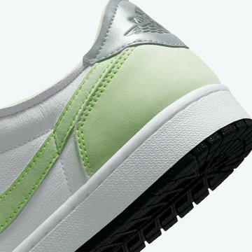 Air Jordan 1 Low Ghost Green Ferse