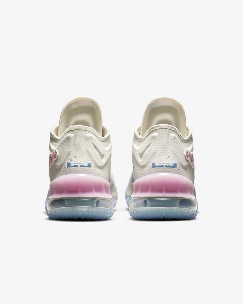 Atmos x Nike LeBron 18 Low Cherry Blossom CV7562 101 Dead Stock