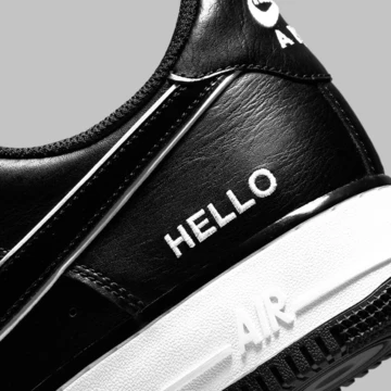 Air Force 1 Hello My Name Is Black