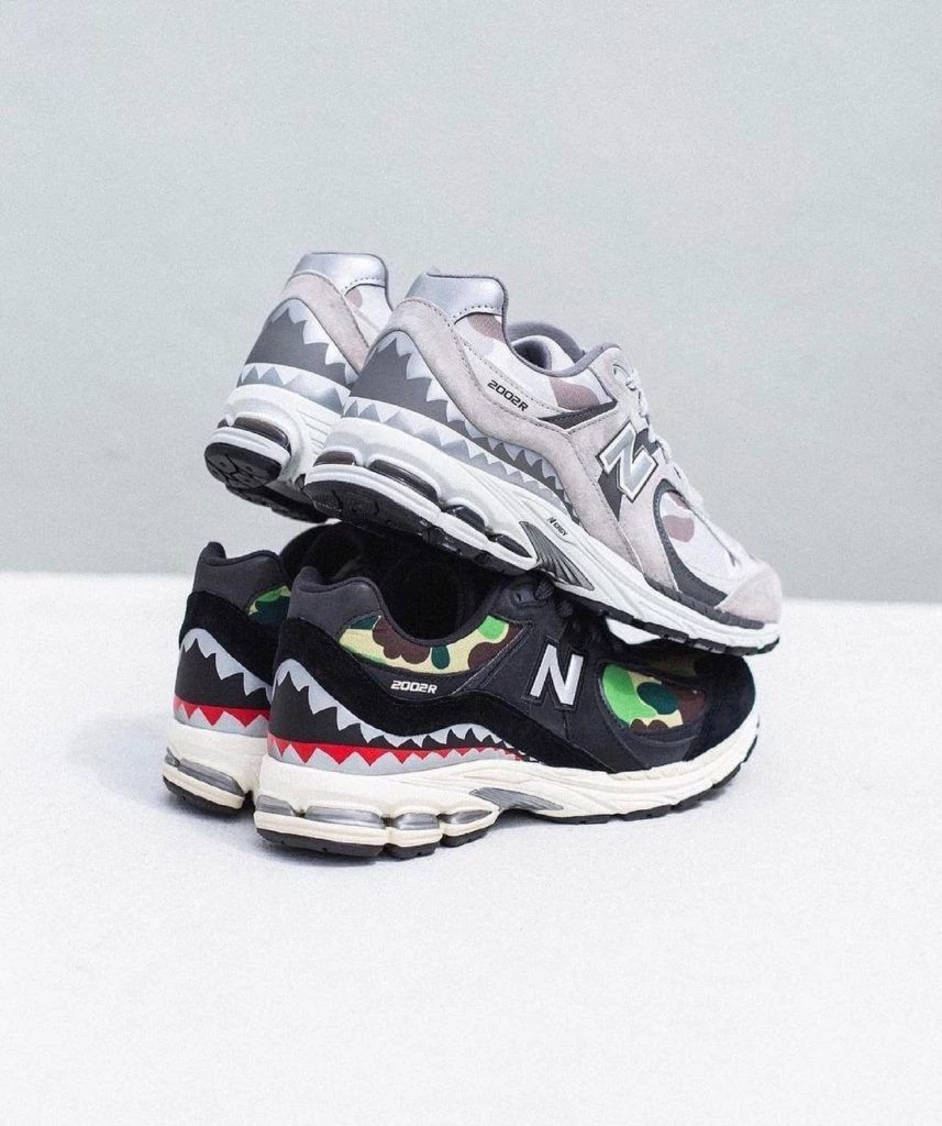 BAPE x New Balance 2002R Black M2002RBF | Dead Stock