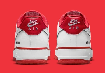 Air Force 1 Hello My Name Is Red