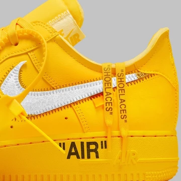 Off-White x Nike Air Force 1 University Gold