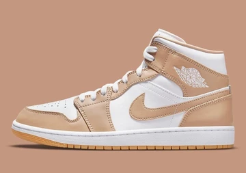Jordan 1 Mid Tan Gum