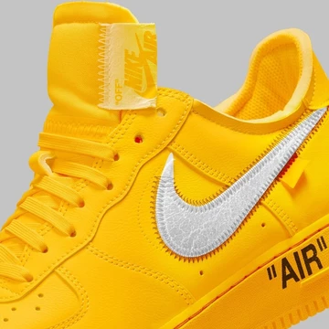 Off-White x Nike Air Force 1 University Gold