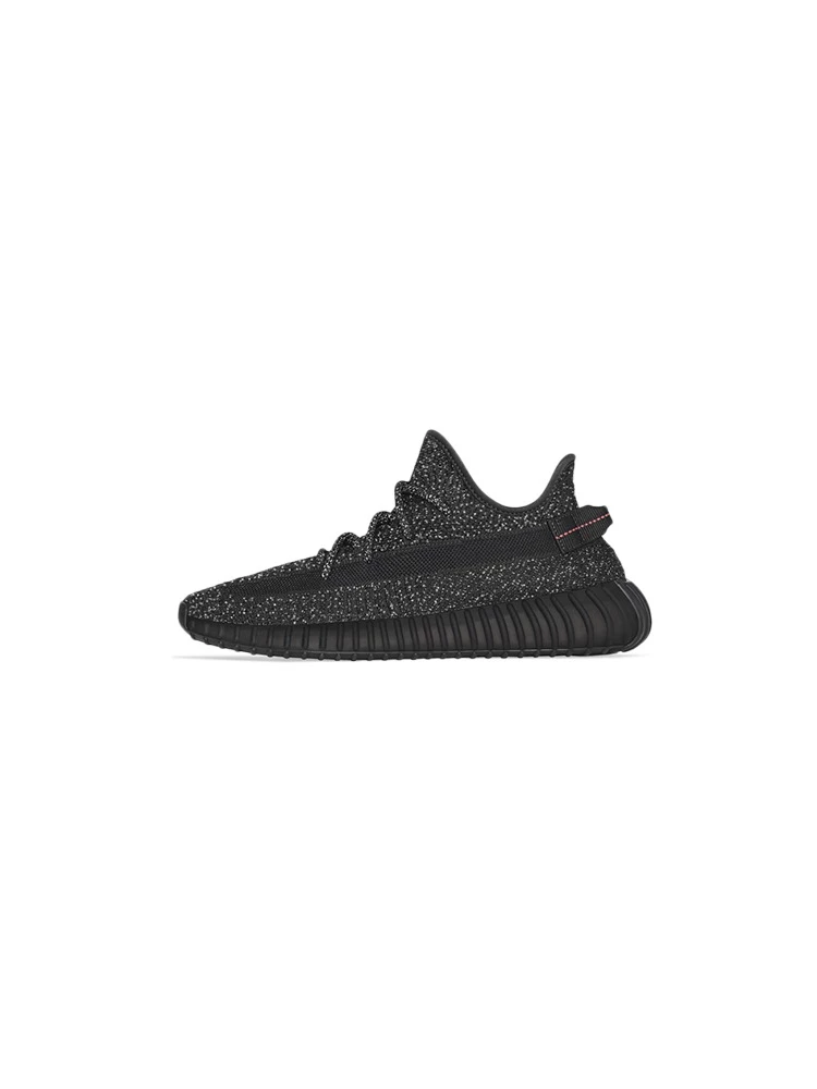 Black reflective yeezy 350 online