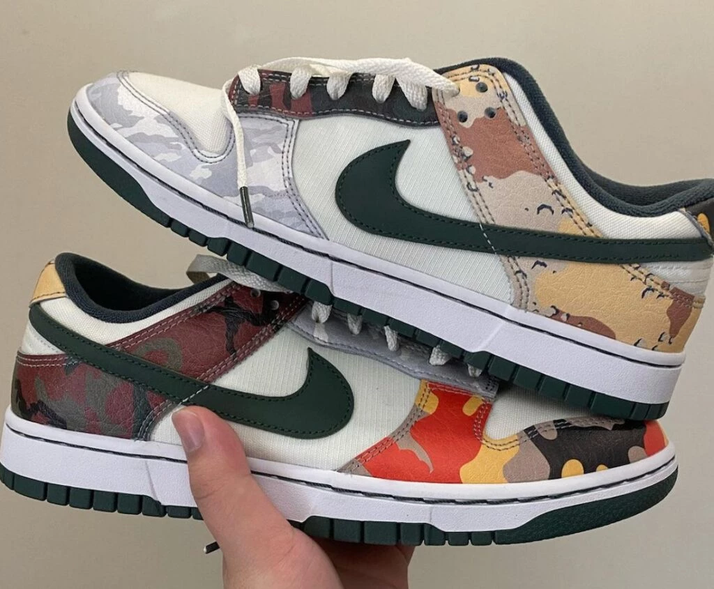 Nike Dunk Low Multi Camo DH0957-100 | Dead Stock