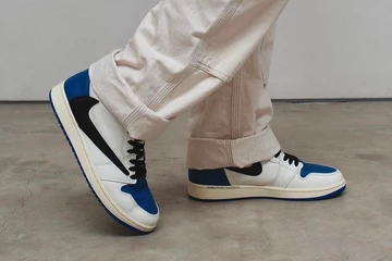 Jordan 1 High Travis Scott x Fragment Military Blue