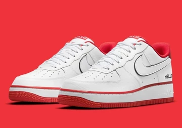 Air Force 1 Hello My Name Is Red