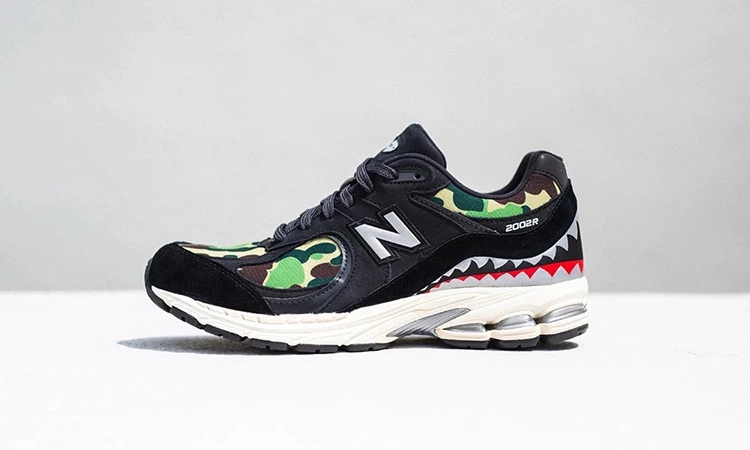 BAPE x New Balance 2002R Black