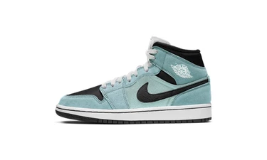 Jordan 1 Mid Aqua Blue Tint