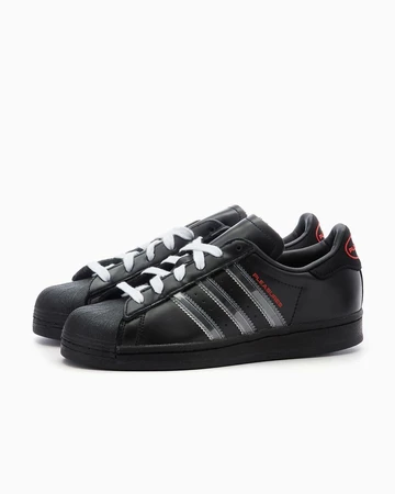 Pleasures x adidas Superstar Carbon Black